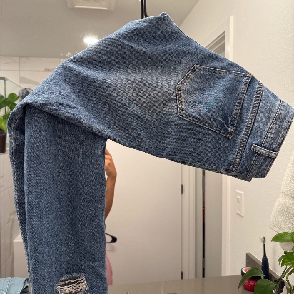 SHEIN Men's Slim Fit Blue Jeans